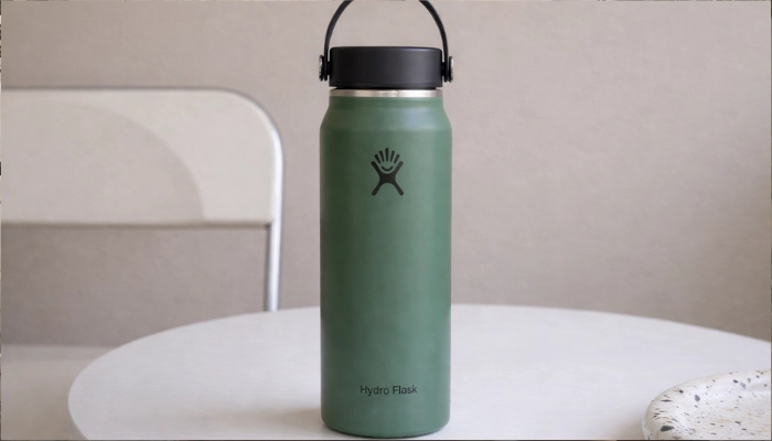 Hydroflask bottle trail series for travel