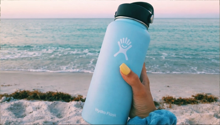 Hydroflask bottle trail series for travel