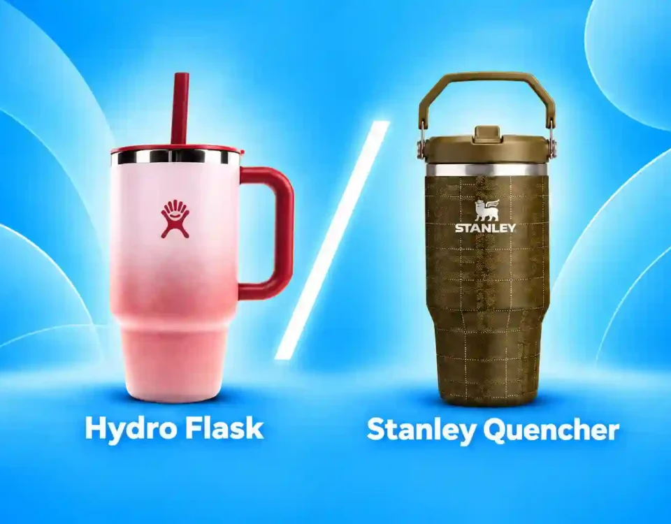 Hydro Flask vs Stanley Quencher 45 Hydro Flask vs. Stanley Quencher 1